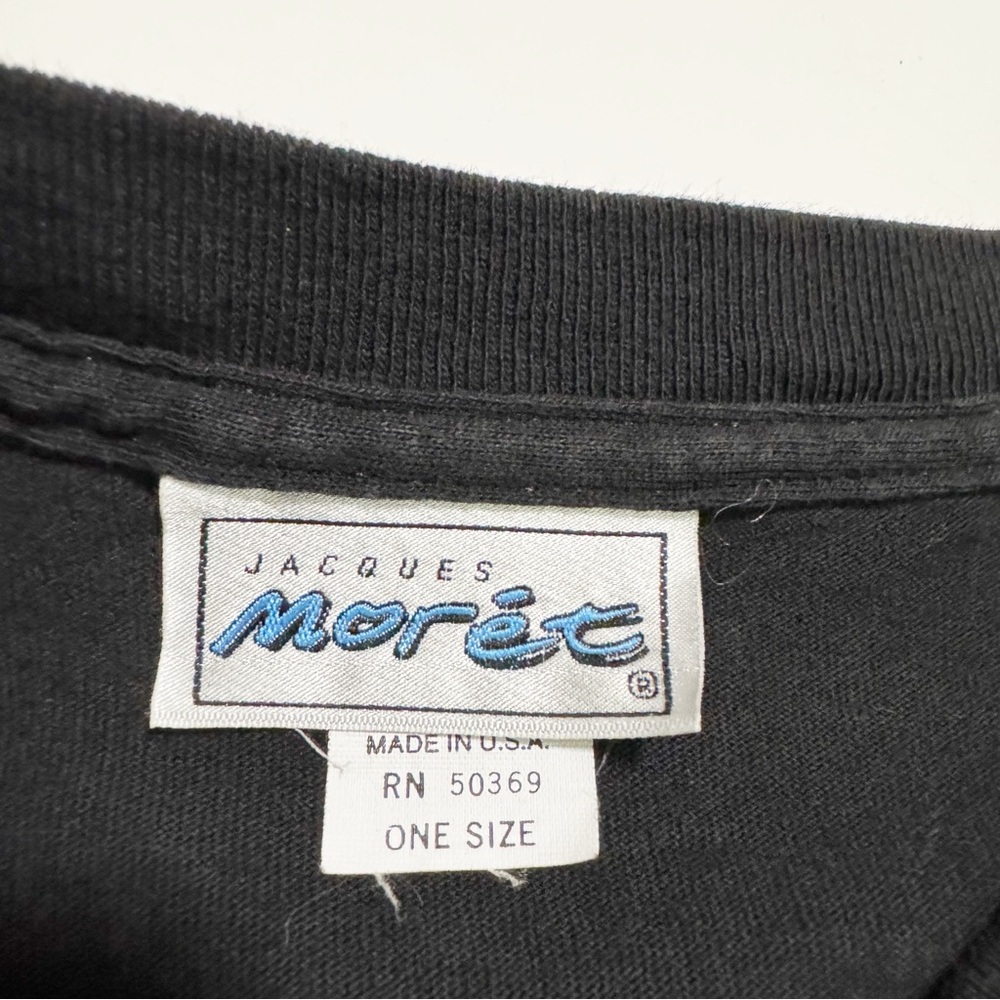 Vintage 90s Jacques Moret Single Stitch Colorful Graphic Tee Shirt - Picture 12 of 13